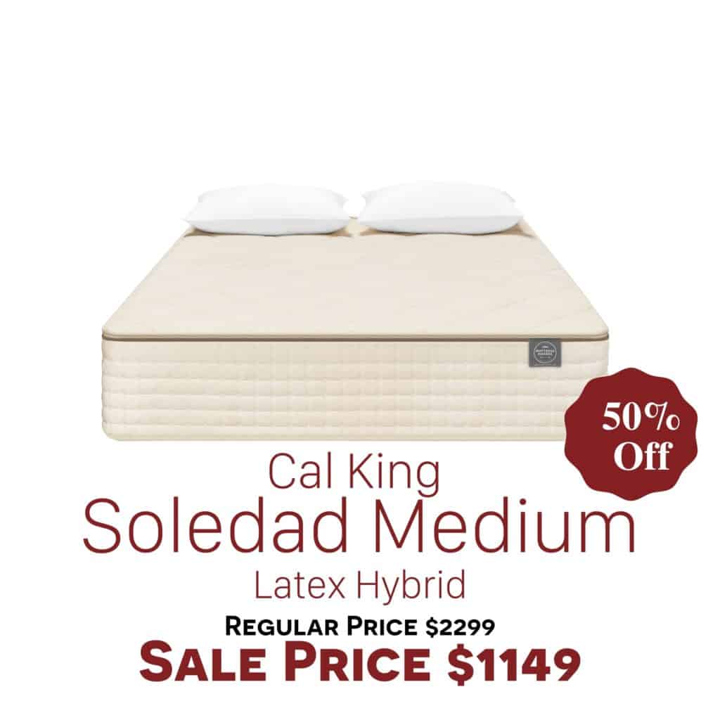 cal king latex mattress